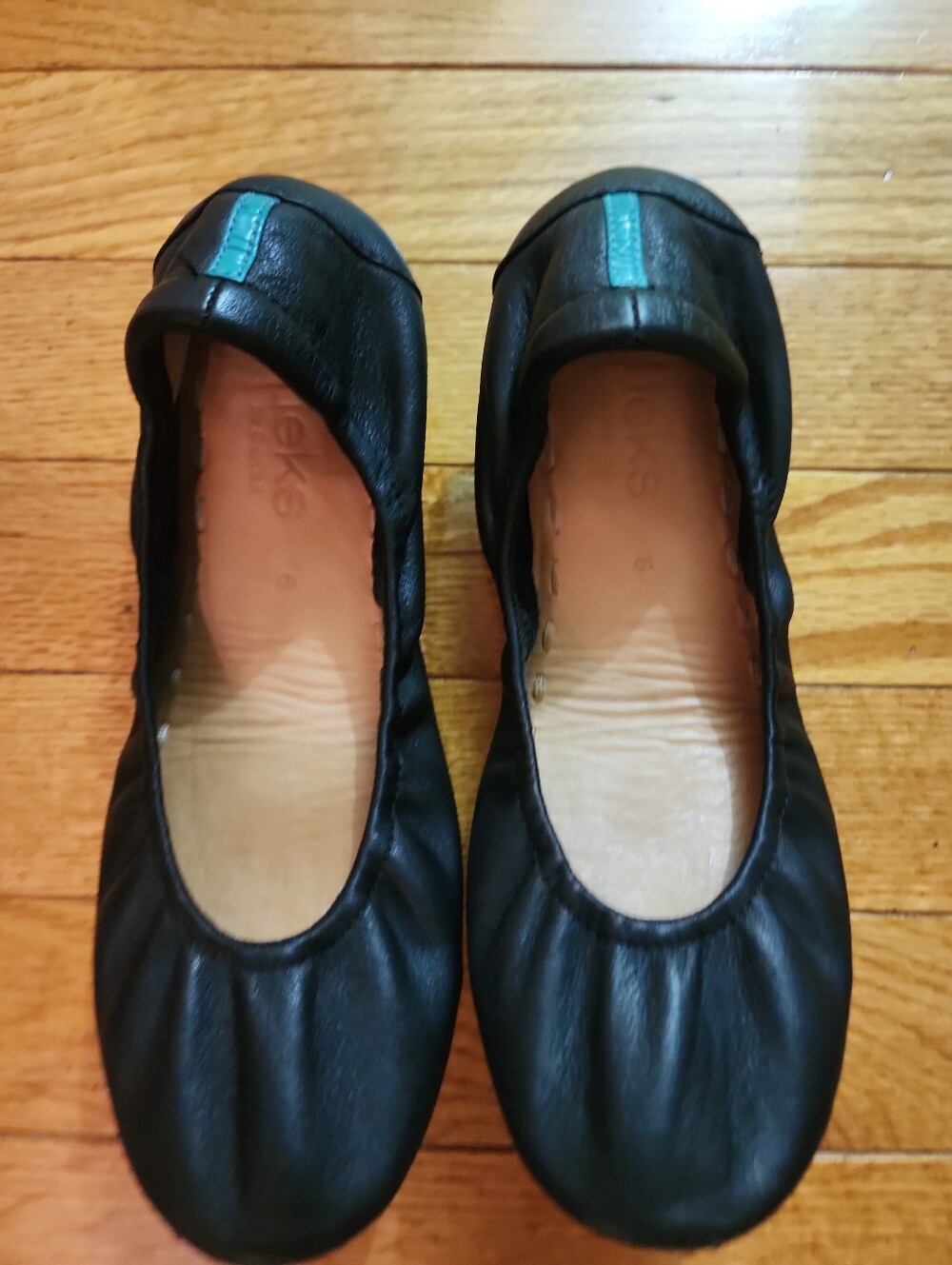 Tieks Black Ballerina Flat Shoes/Women's